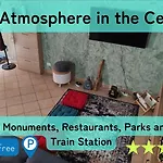 Secret Zen House In The Center With Free Parking & Automatic 24 Hours Check-in דירה *