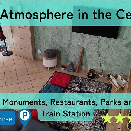 Secret Zen House In The Center With Free Parking & Automatic 24 Hours Check-in Apartmán *